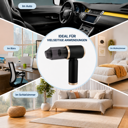 4-in-1 Akku-Handstaubsauger für Auto & Zuhause