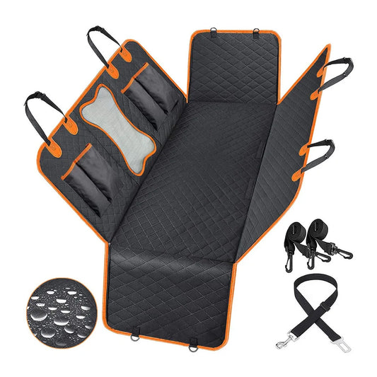 Wasserdichte Hundedecke für die Rückbank mit Sichtfenster